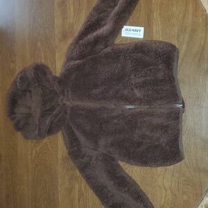 NWT Teddy bear hoodie size 2t